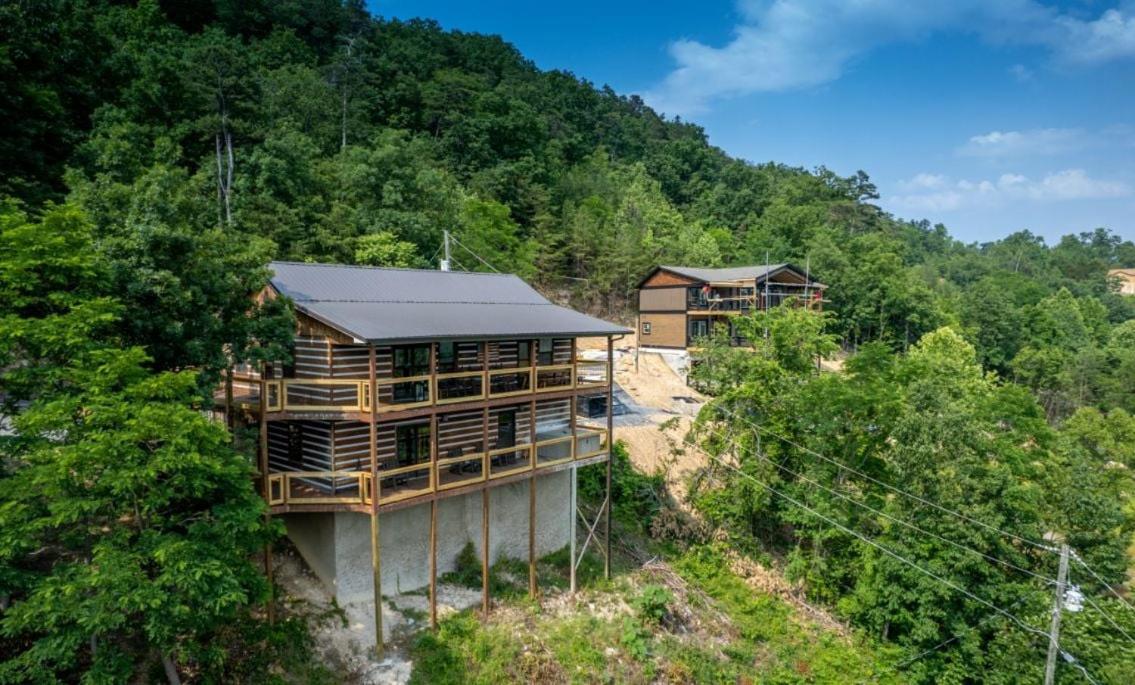 Smoky View With A Twist Villa Pigeon Forge Exterior foto
